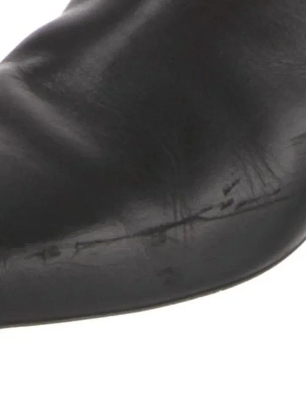 TOTEME The Mid Heel leather Chelsea boots Black Workwear Classic Size 7